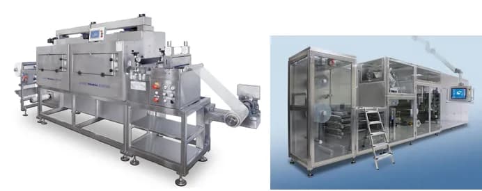 Machine de découpe et de mise en sachet pour films orodispersibles ODF et TDS