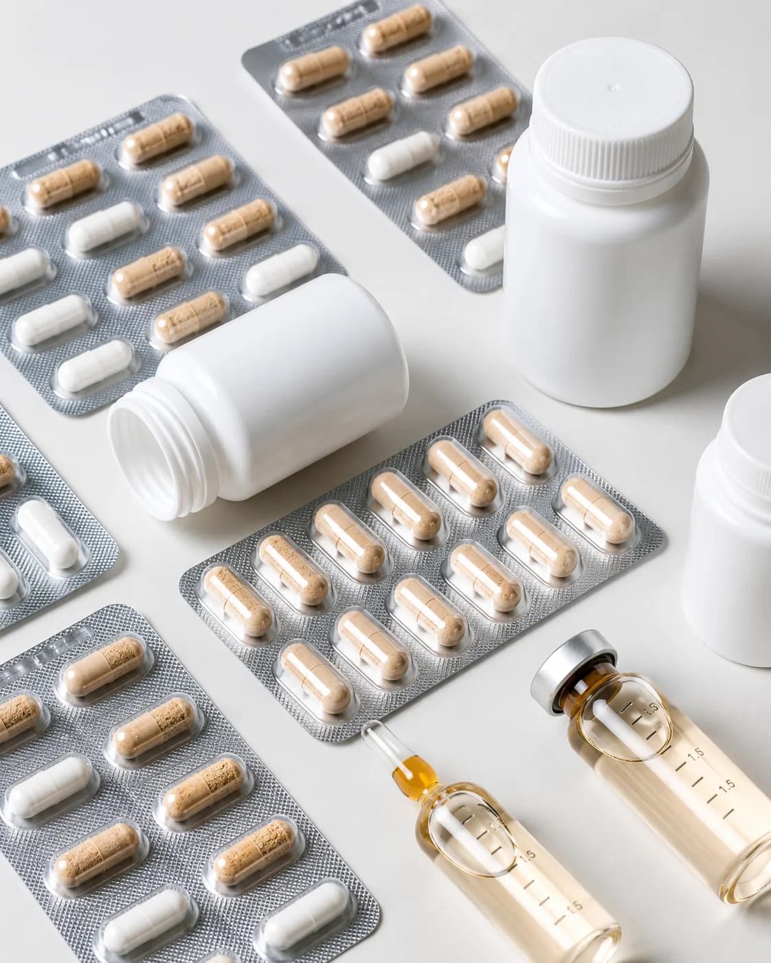 Produits vétérinaires — capsules, comprimés et injectables